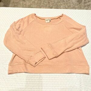 For all seasons by Paper Crane girls XL pink sweater
